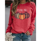Women’s Halloween Pumpkin Print Sweater-HighTouch