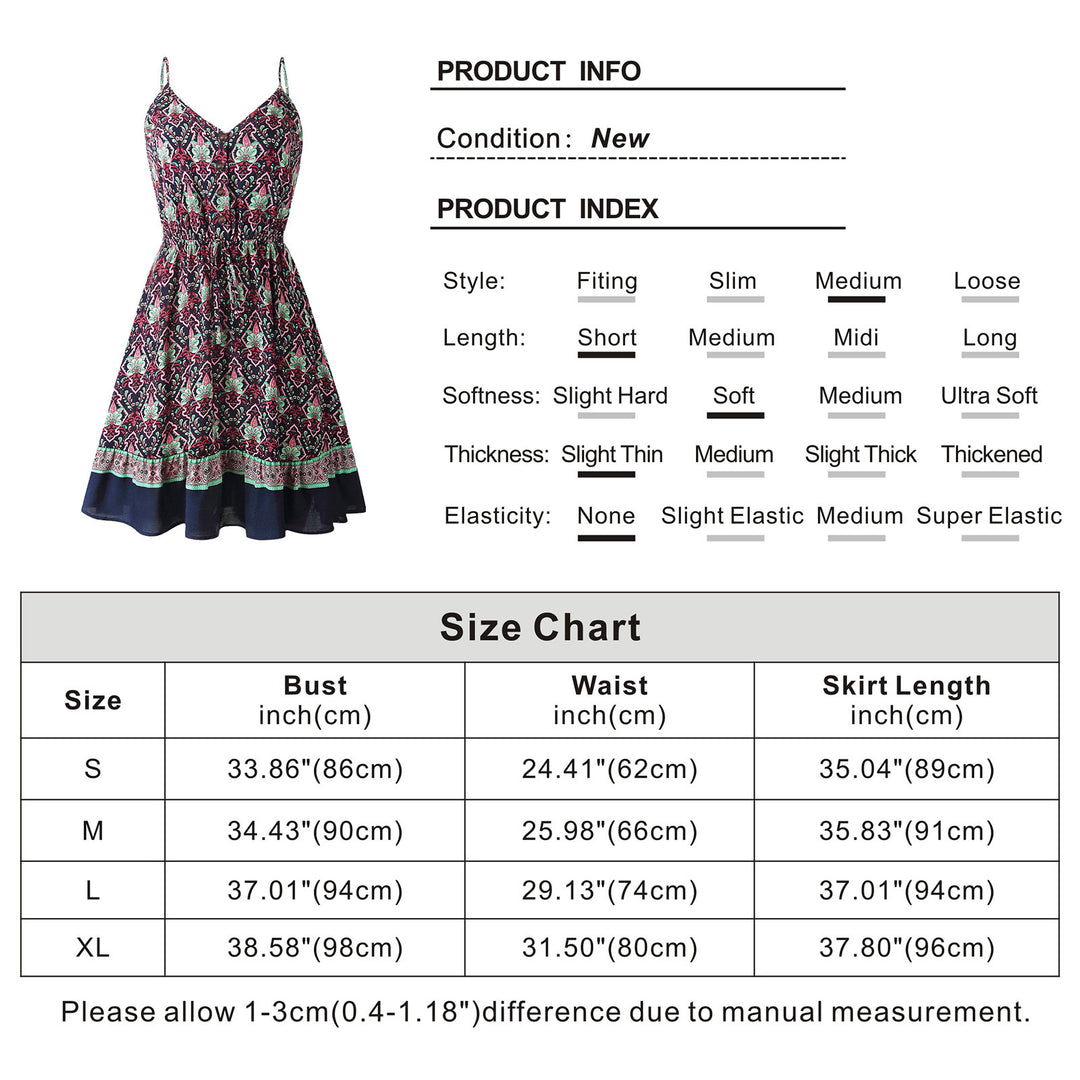 Retro Pleated Sleeveless V-Neck Halter Short Dress Women-HighTouch
