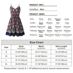 Retro Pleated Sleeveless V-Neck Halter Short Dress Women-HighTouch