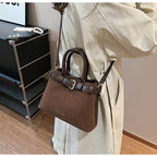 Retro Single-Shoulder Crossbody Bag – Stylish, Textured & Trendy Women's Bags-HighTouch