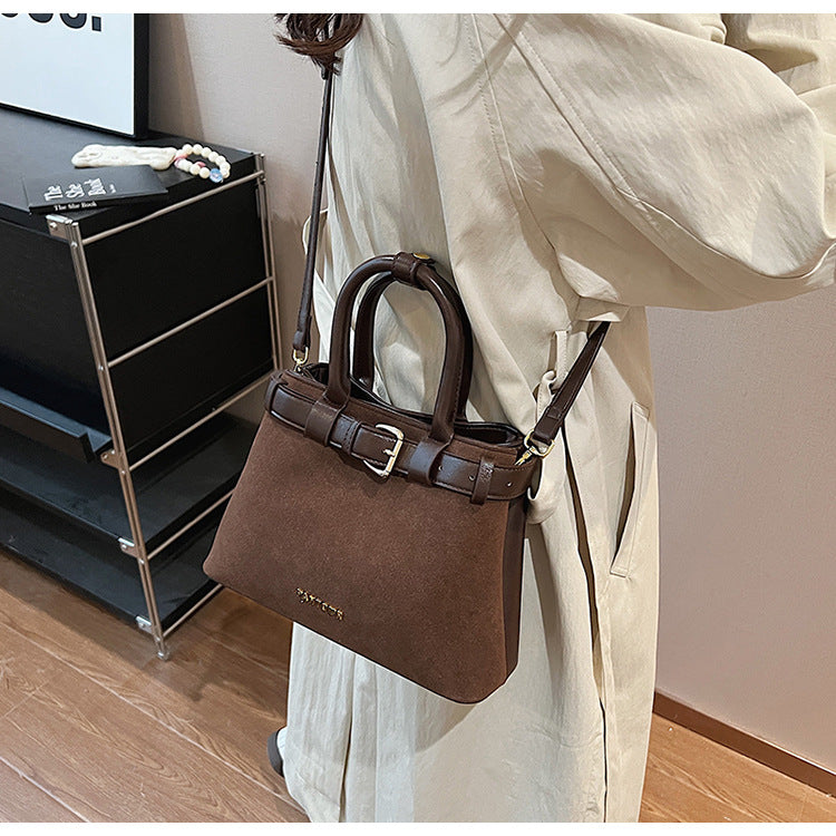 Retro Single-Shoulder Crossbody Bag – Stylish, Textured & Trendy Women's Bags-HighTouch