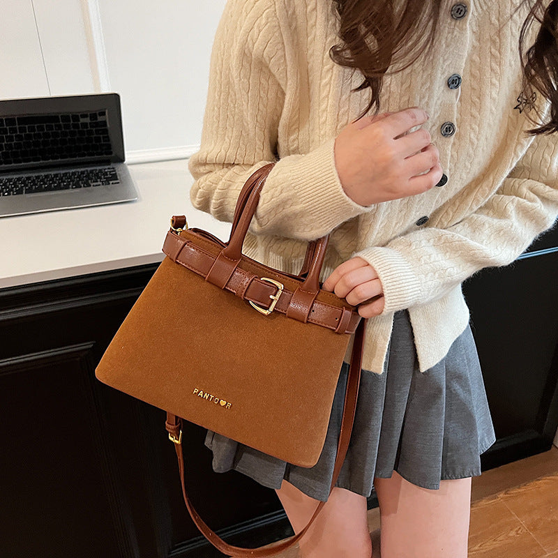 Retro Single-Shoulder Crossbody Bag – Stylish, Textured & Trendy Women's Bags-HighTouch