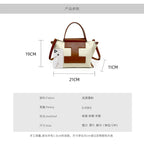 Canvas Bag Large-Capacity Commuting Fashionable and Versatile Handbag-HighTouch