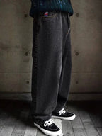 Y2K Big-Boy Baggy Jeans / Loose Denim Shorts-HighTouch