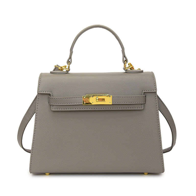 Lock Kelly-Style Shoulder & Crossbody Bag – Elegant, High-End Versatile Design-HighTouch