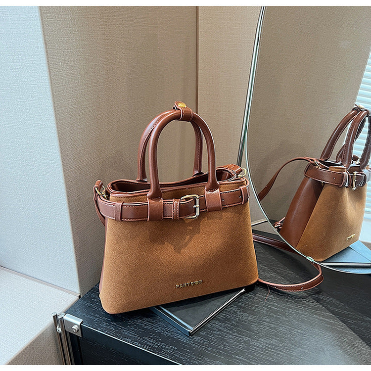 Retro Single-Shoulder Crossbody Bag – Stylish, Textured & Trendy Women's Bags-HighTouch