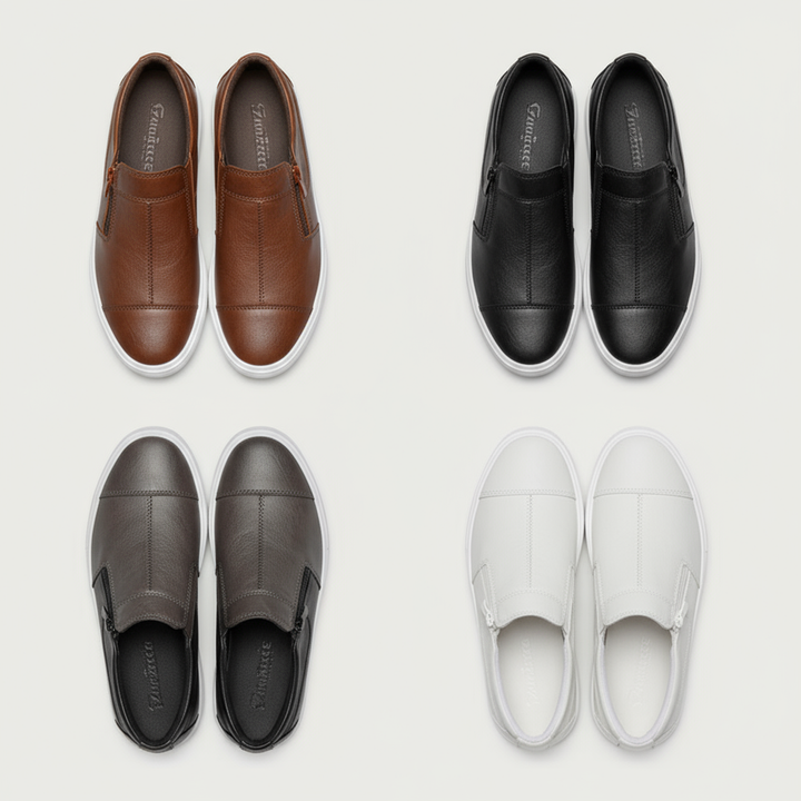 Men’s Zip Sneakers – Casual Comfort & Easy Wear