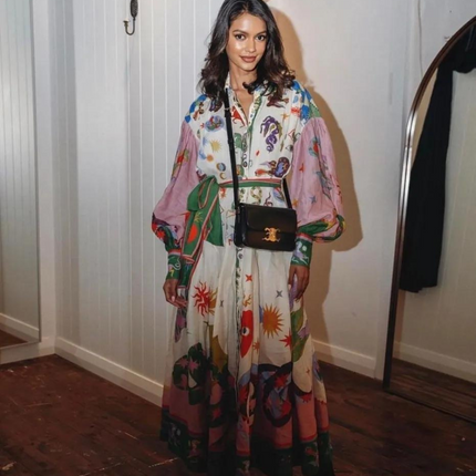 Elegant Vera Peroni™ Italian Maxi Dress