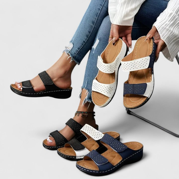 Tasha Arch Support Orthopedic Sandals – Cushioned Open Toe Walking Shoes