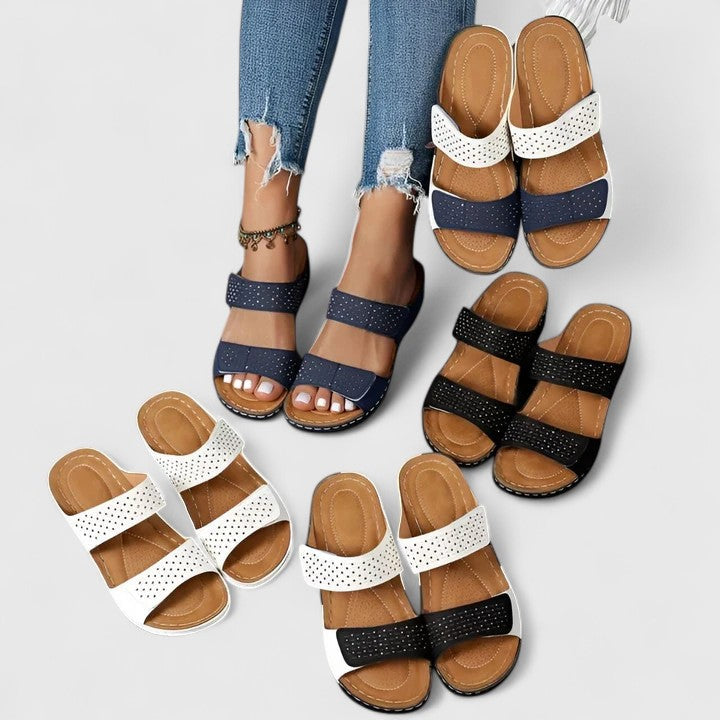 Tasha Arch Support Orthopedic Sandals – Cushioned Open Toe Walking Shoes