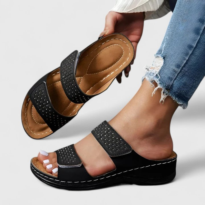 Tasha Arch Support Orthopedic Sandals – Cushioned Open Toe Walking Shoes