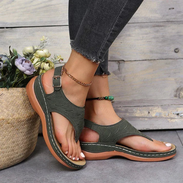 Women's Orthopedic Arch Support Sandals Adjustable Straps