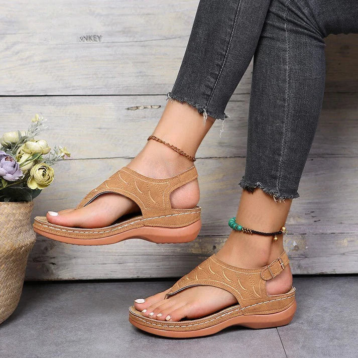 Women's Orthopedic Arch Support Sandals Adjustable Straps