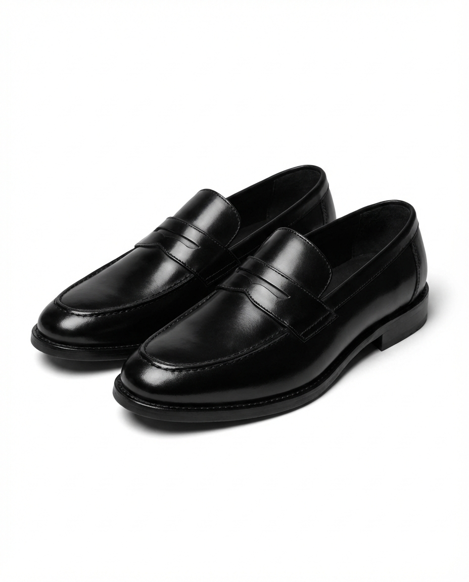 Men's Leather Loafers – Cushioned Everyday Comfort