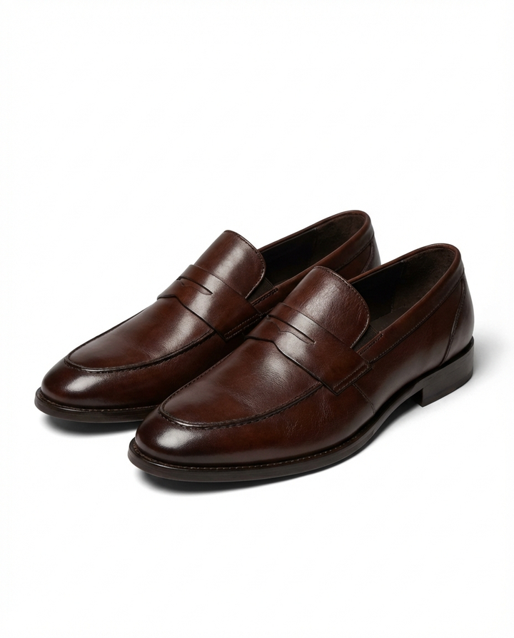 Men's Leather Loafers – Cushioned Everyday Comfort