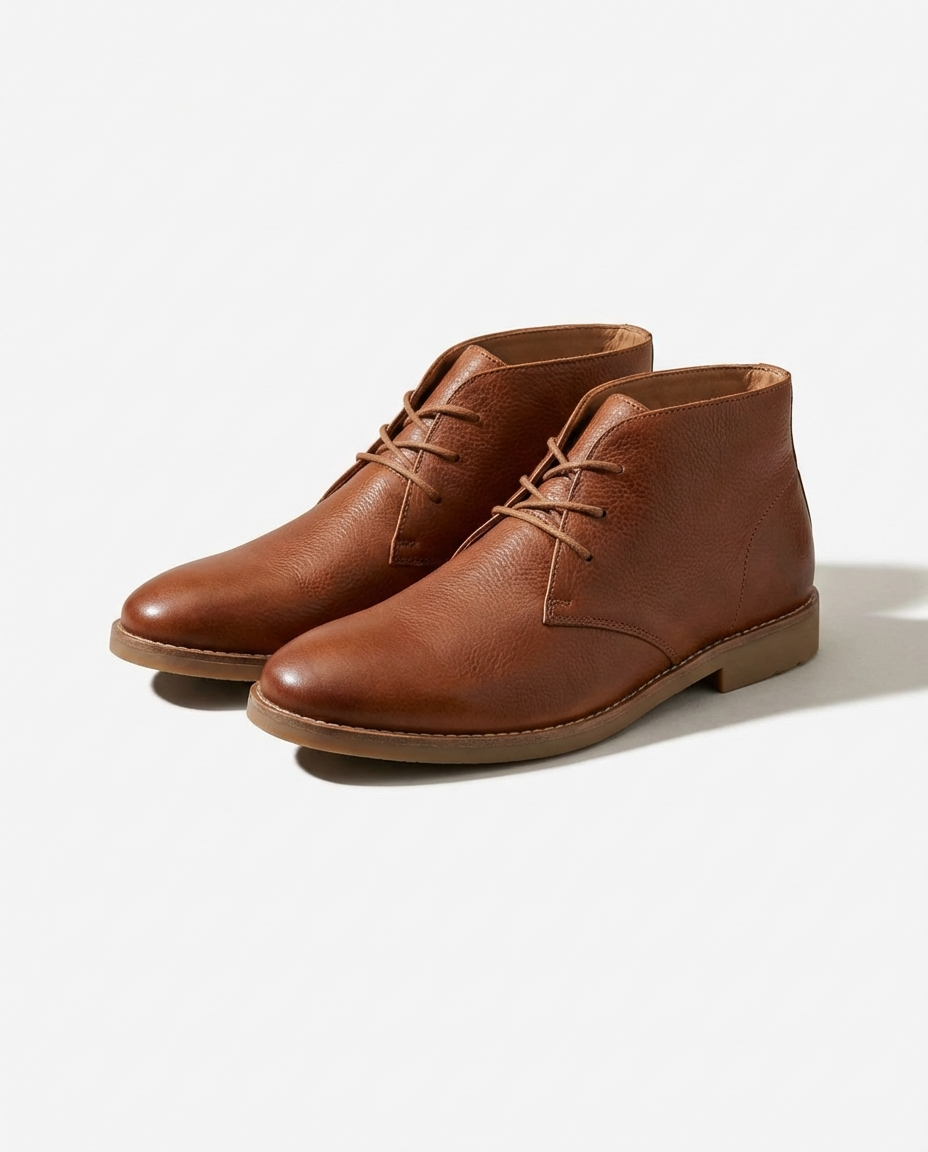 Men's Leather Chukka Boots – Comfortable Everyday Style