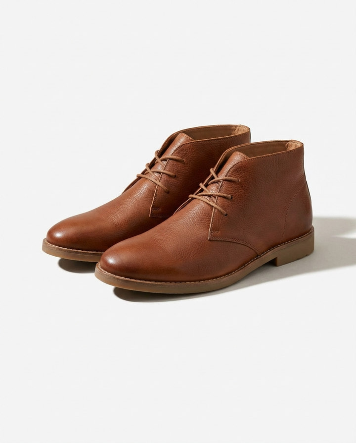 Men's Leather Chukka Boots – Comfortable Everyday Style