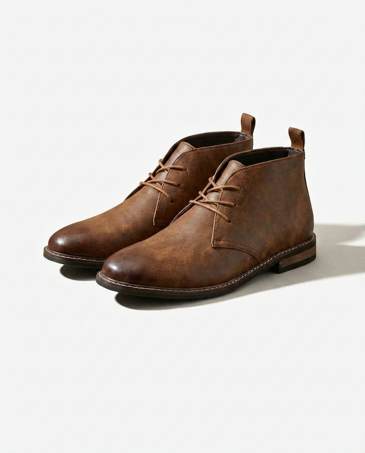 Men's Leather Chukka Boots – Comfortable Everyday Style