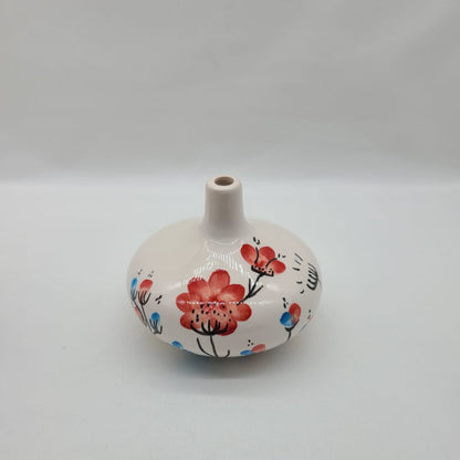 Red Flower Ceramic Vases