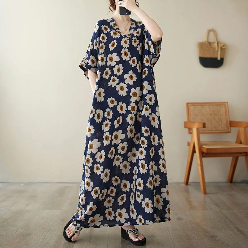 Bohemian Ethnic Summer Dress – Vintage Loose Streetwear