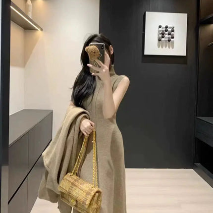 Women’s Knit Dress & Long Cardigan Set