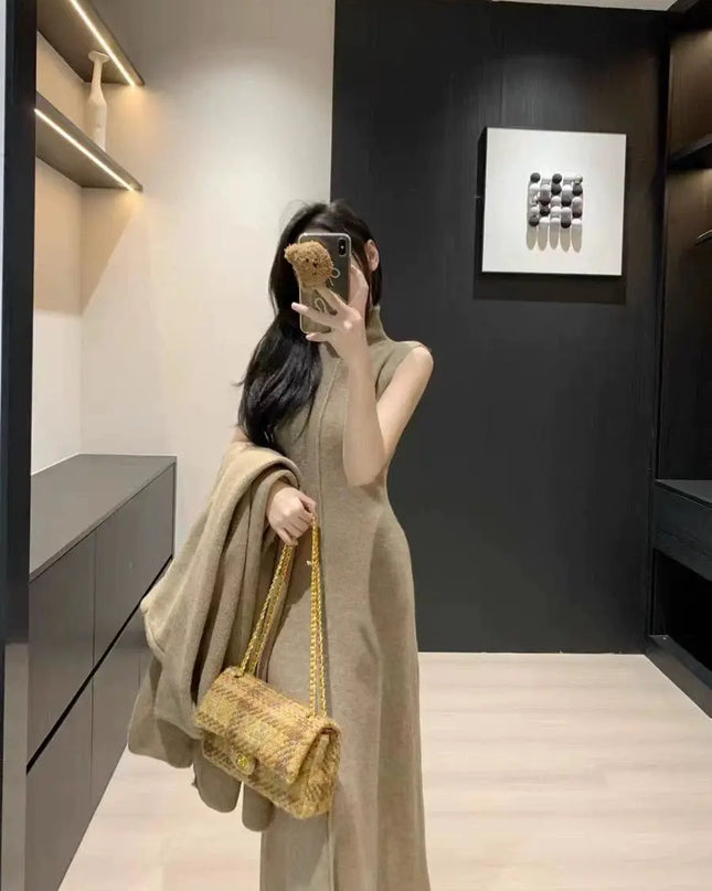 Women’s Knit Dress & Long Cardigan Set