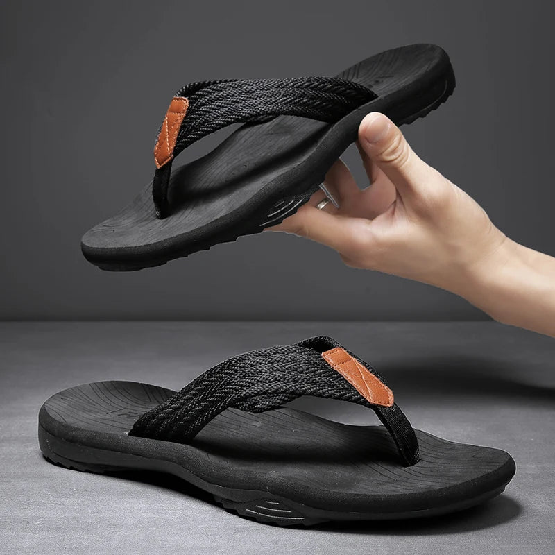 High Quality  Men Flip Flops Summer Beach Sandal