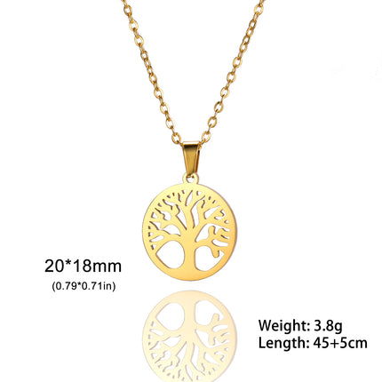 Skyrim Tree of Life Zircon Pendant Necklace