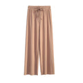 Summer Ice‑Silk Ankle‑Length Wide‑Leg Pants – Lightweight & Relaxed Fit-HighTouch