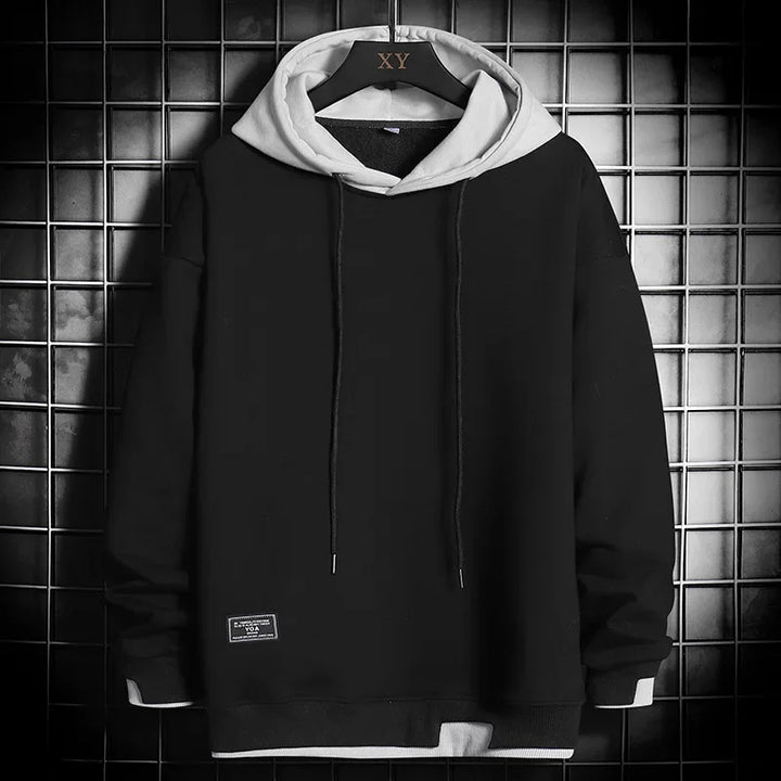 Men’s Harajuku-Style Oversized Hoodie – Bold Streetwear Pullover-HighTouch