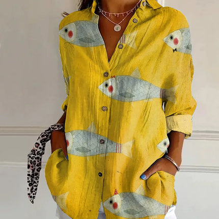 Harper | Elegant Floral Shirt & Blouse