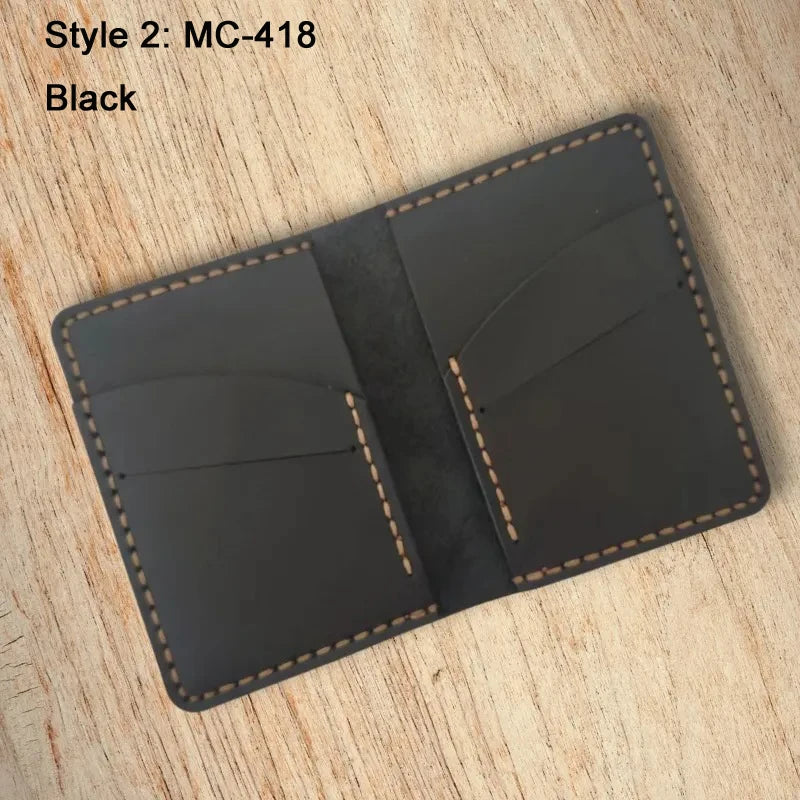 Crazy Horse Leather Card Holder