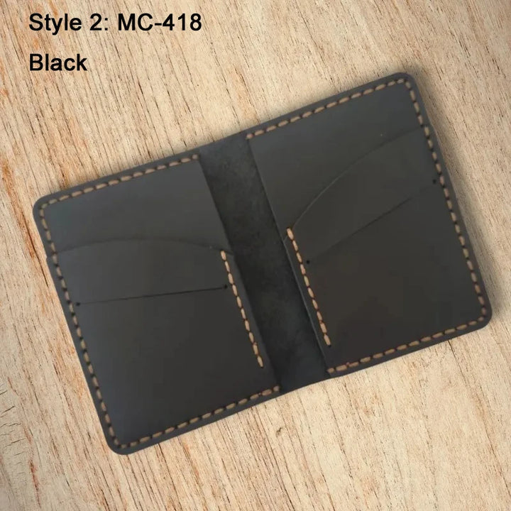 Crazy Horse Leather Card Holder-HighTouch