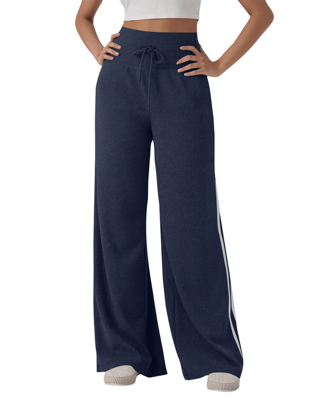 Women’s High-Waisted Wide-Leg Sports Pants