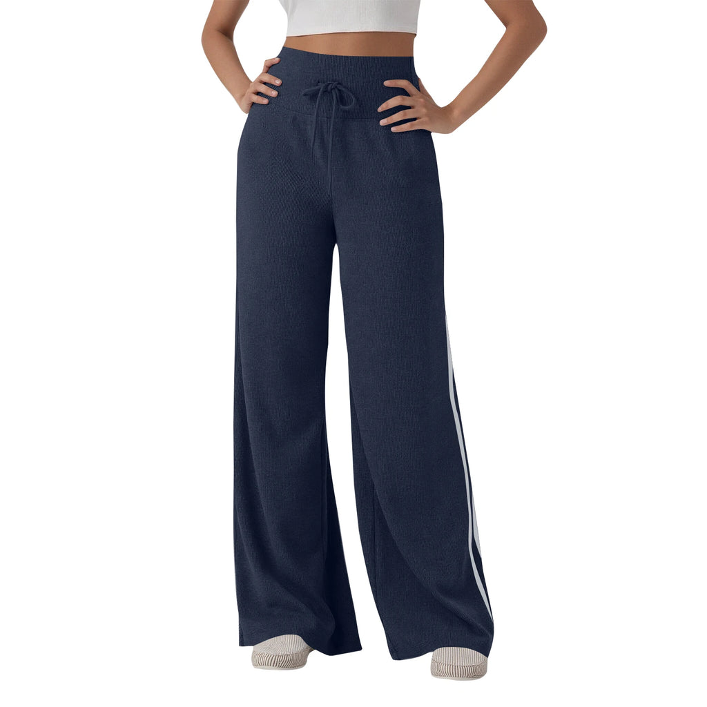 Women’s High-Waisted Wide-Leg Sports Pants