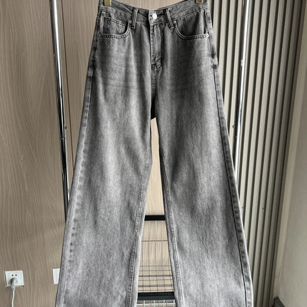 Wide-Leg High-Waist Jeans Women