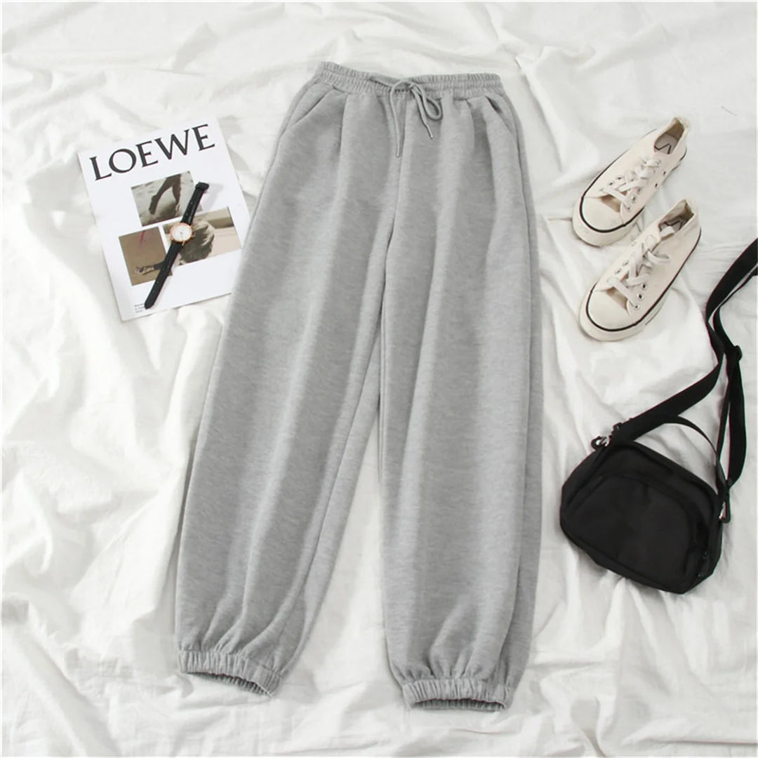 Retro High Waist Baggy Trousers-HighTouch