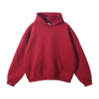 Unisex Fleece Hoodie Crew Neck Casual Pullover Sweatshirt-HighTouch