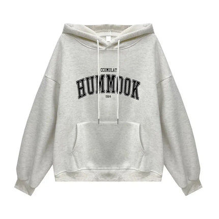 Oversize 3D Sound-Detail Hoodie – Retro Lazy-Style Streetwear for Fall/Winter