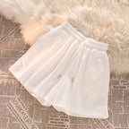 Korean-Style High-Waist Wide-Leg Shorts – Lightweight, Loose & Chic-HighTouch