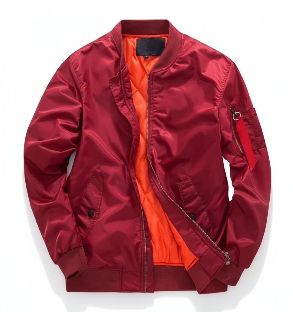 Men’s MA1 Pilot Bomber Jacket-HighTouch