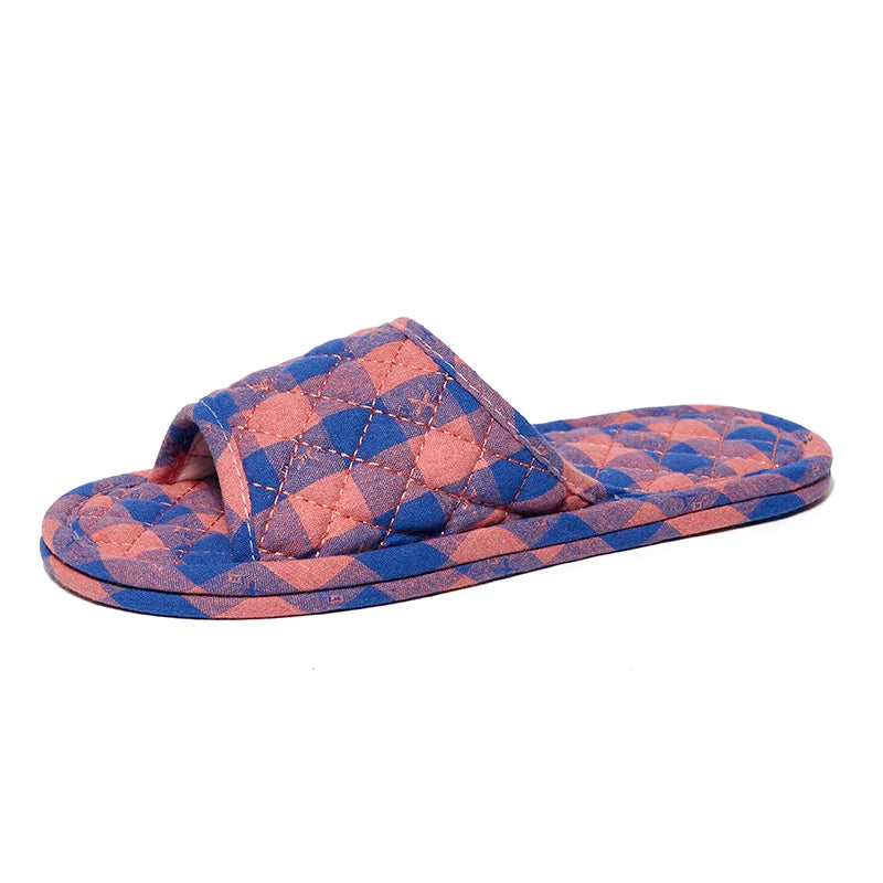 Soft Fabric Non-Slip House Slippers Women-HighTouch