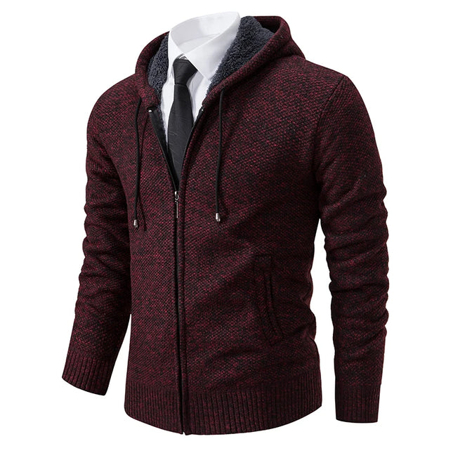 Men’s Fleece-Lined Zip Cardigan