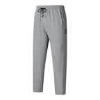CHRLCK Men Running Pants Jogging Casual Summer Thin Sweatpants Quick Dry Ice Silk Straight Trousers Sports Gym Breathable Unisex-HighTouch
