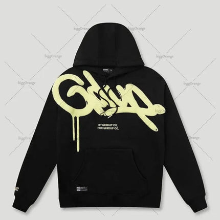 Y2K Harajuku Oversized Letter Hoodie (Thin)