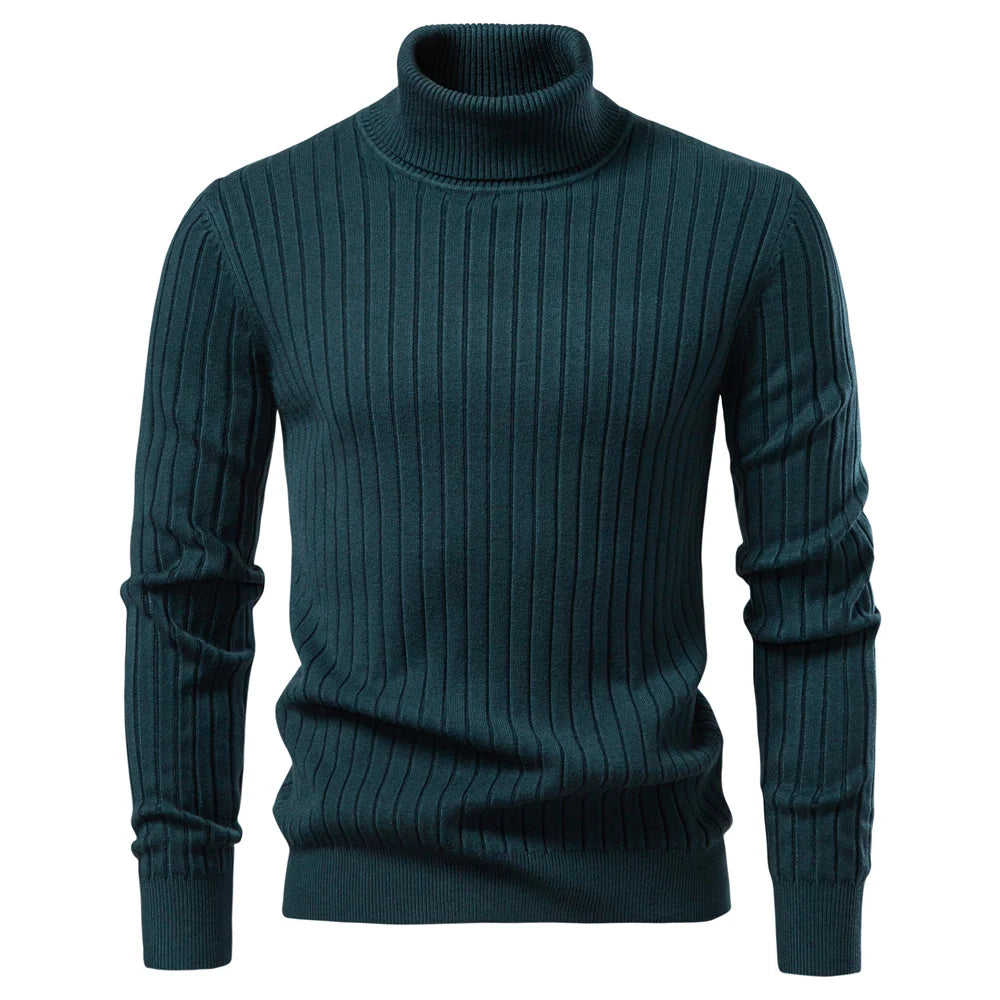 AIOPESON | Men’s Turtleneck Sweater – Winter Warm Pullover
