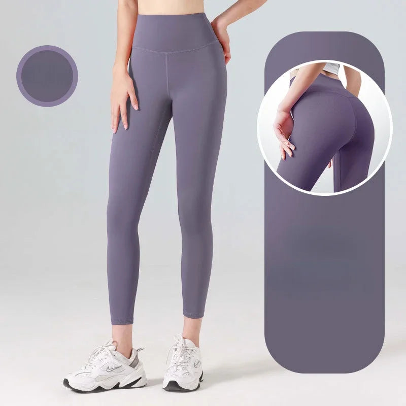 Women’s High-Waisted Fast-Dry Squat-Proof Yoga Leggings – Support & Comfort