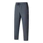 CHRLCK Men Running Pants Jogging Casual Summer Thin Sweatpants Quick Dry Ice Silk Straight Trousers Sports Gym Breathable Unisex-HighTouch