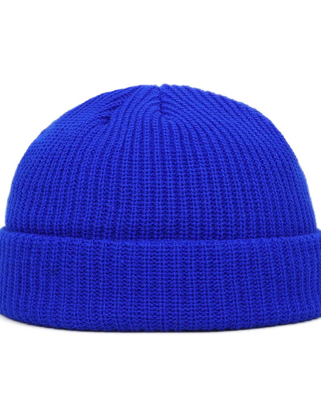 Luxury Winter Knit Beanie – Warm Short Skull Cap (Unisex)