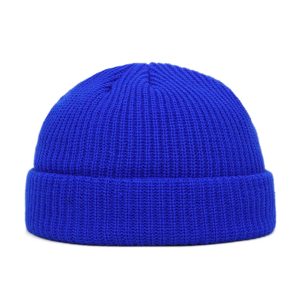 Luxury Winter Knit Beanie – Warm Short Skull Cap (Unisex)